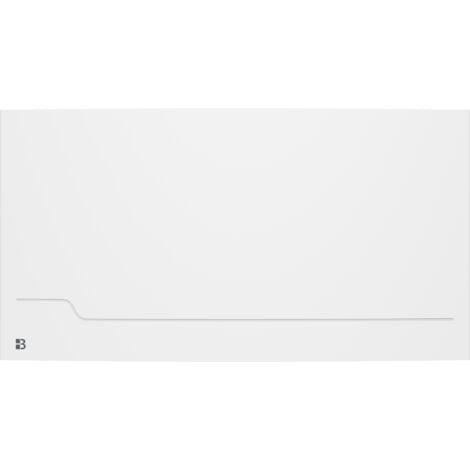 Radiateur électrique fixe à inertie sèche fonte 1000W Bestherm ZOE horizontal blanc