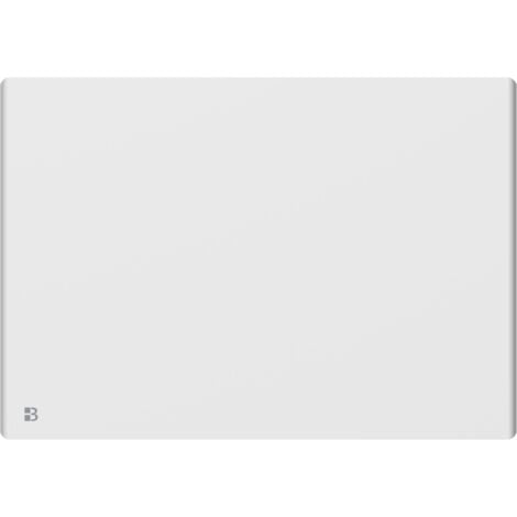 Radiateur électrique fixe à inertie sèche fonte+film 1000W Bestherm EOLE horizontal blanc