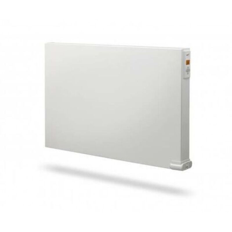 LVI Radiateur &eacute;lectrique 500W &agrave; fuide calo panneau double acier blanc horiz 400x600mm thermostat &eacute;lectronique num&eacute;rique Yali Parada