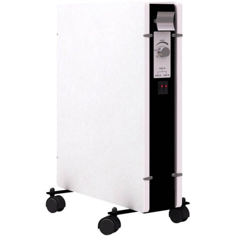 Radiateur électrique mobile - double inertie - 2000 W - Dual Kherr Mirida MAZDA