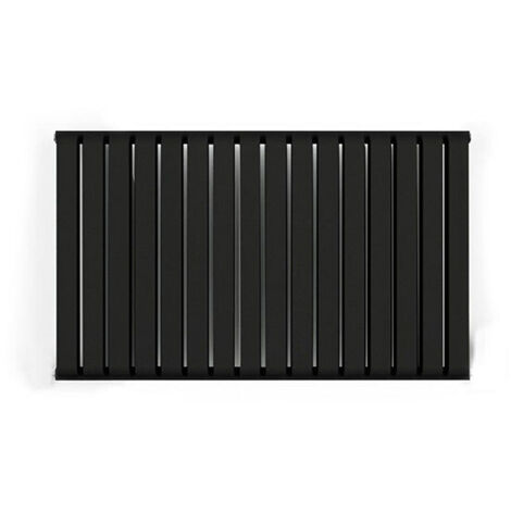 Radiateur électrique noir de 330mm de haut et 785mm de large - 600 Watt - WAR330/785ROE2N