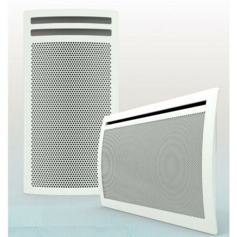 Airelec – Panneau rayonnant 2000W vertical blanc – Chauffage homogène avec soufflerie discrète – Compatible avec programmateurs sur fil pilote
