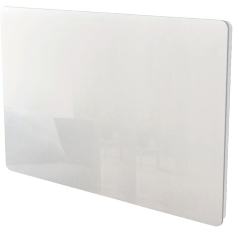 KALIA Radiateur électrique verre céramique GLASS Blanc Céramique 1500W