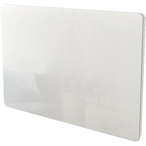 KALIA Radiateur électrique verre céramique GLASS Blanc Céramique 1500W