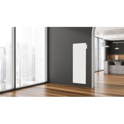 CARRERA Radiateur Électrique Vertical LCD Céramique + Film Blanc 2000W