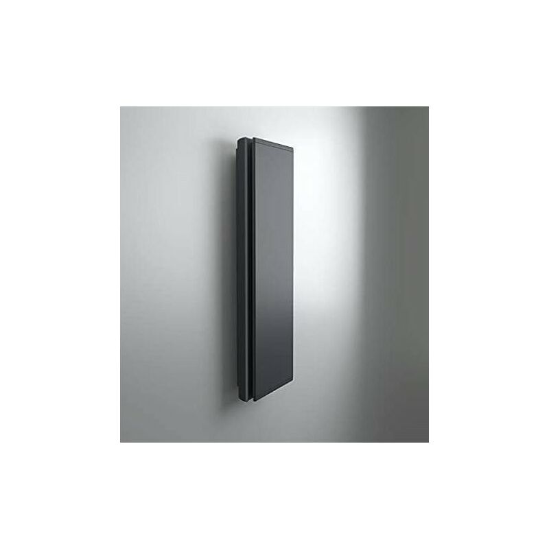Radialight - Radiateur électrique vertical wi-fi avec lumière led 110x45 cm gris anthracite icon ICO10112 Noir mat - Noir mat