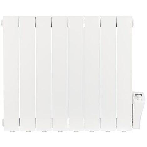 Radiateur en aluminium électrique Resia, 700 W, blanc RAL 9010