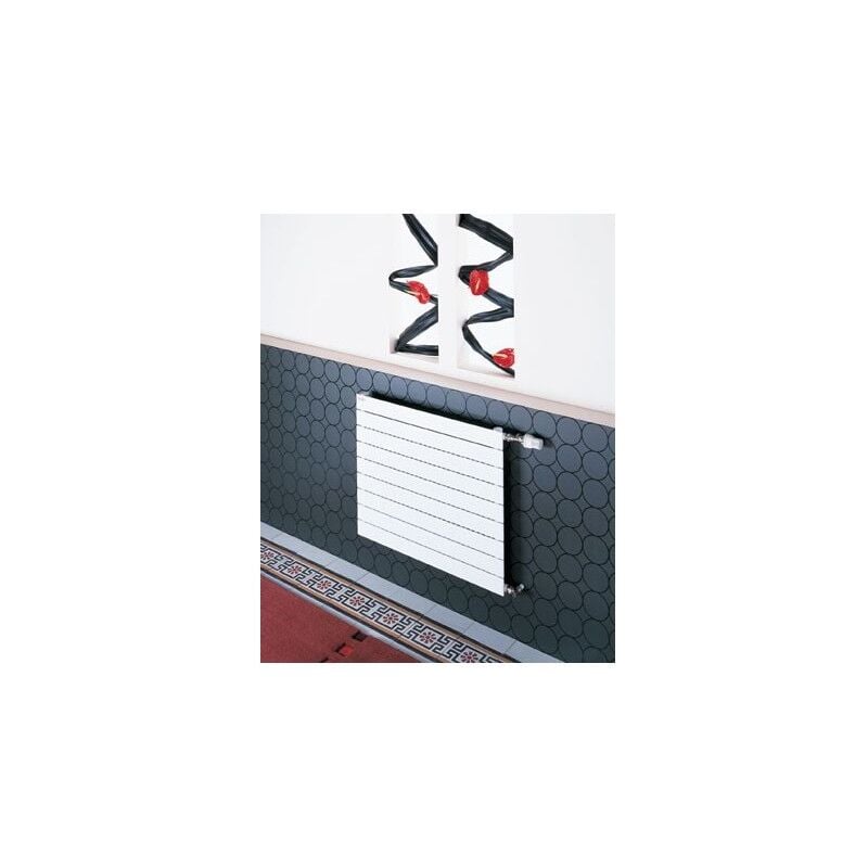 Acova - Radiateur chauffage central fassane horizontal ailettes 1022W V8LX-066-090 - Blanc (ral 9016)