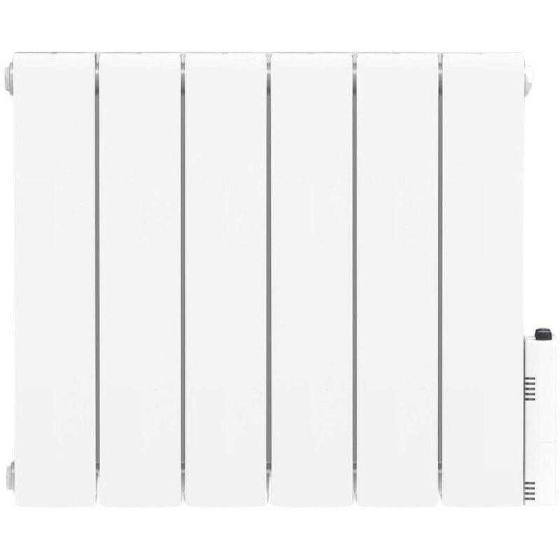 Radiateur électrique fixe 1500W - Connecté Wi-Fi - Fluide Caloporteur - Thermostat programmable - Blanc - Bloom Heatzy Blanc