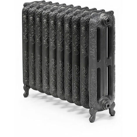 Radiateur fonte fleuri - 4 Eléments - HxL 470x360mm - 177Watts - OXF470/360ZE3