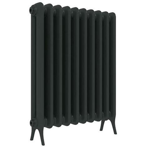Radiateur fonte noir sur pieds - Hauteur 920mm - Longueur 360mm - 644 watt - 4 éléments - PLA920/360FB3