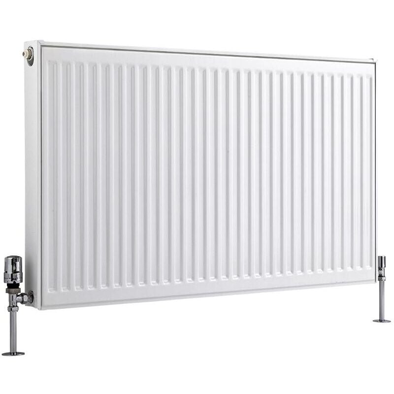 Hudson Reed - Radiateur Horizontal à Panneaux – Blanc – Type 11 – 60 x 100cm – Eco