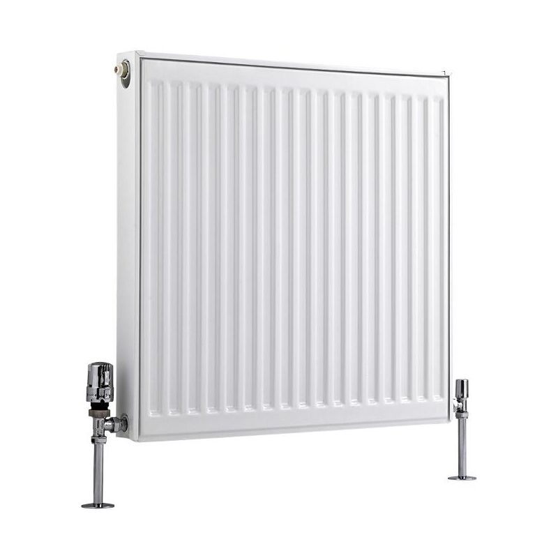 Hudson Reed - Radiateur Horizontal à Panneaux – Blanc – Type 11 – 60 x 60cm – Eco
