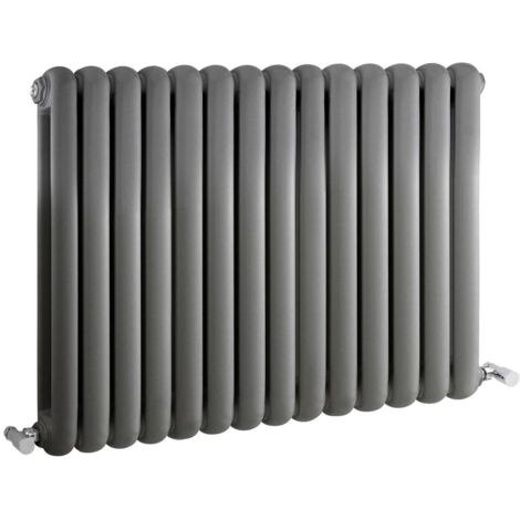 Radiateur Design Horizontal Anthracite Saffré 63,5cm x 86,3cm x 8cm 1496 Watts