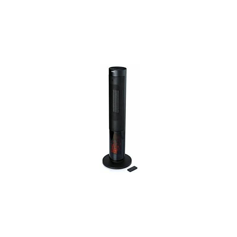 Heating Tower with Chimney Effect Black Schwarz (DO7345H) - Domo