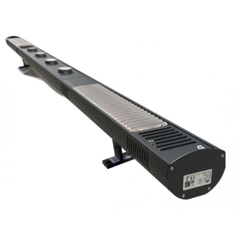 Radiateur infrarouge 4000W – Dimensions 2000x125x104mm – IP65 – Montage mural avec rampe lumineuse LED 4x3,5W – Pour espaces extérieurs – Frico - IHL40G