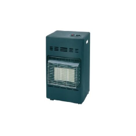 Radiateur infrarouge 4200W en tôle grise – Réglages thermiques – Avec roulettes pour mobilité – Pour espaces confinés – Syntesy