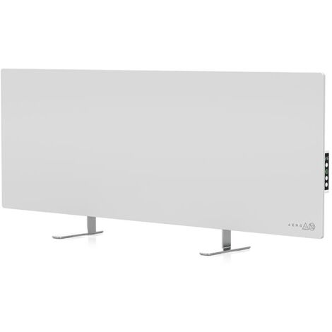 Radiateur infrarouge 700W – Verre trempé blanc – Affichage LED et contrôle via application – Mode SMART et sécurité intégrée