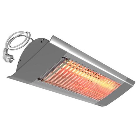 Radiateur Infrarouge Court 1500W FRICO Lampe Halogène Chauffage d'Extérieur, Terrasse, Véranda - IHF15