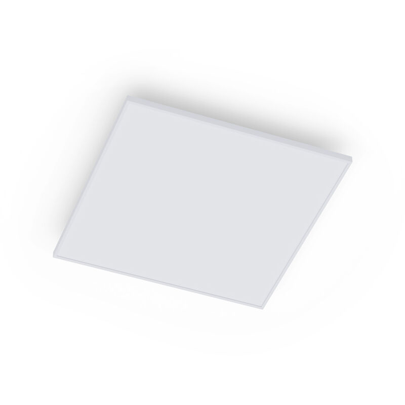 Radiateur infrarouge - Klarstein Wondersky - Luminaire chauffant - 60x6,5x60cm - 350W - Blanc