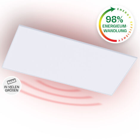 Radiateur infrarouge de plafond Wondersky 700 W 60 x 6 x 120 cm (LxHxP) IP44
