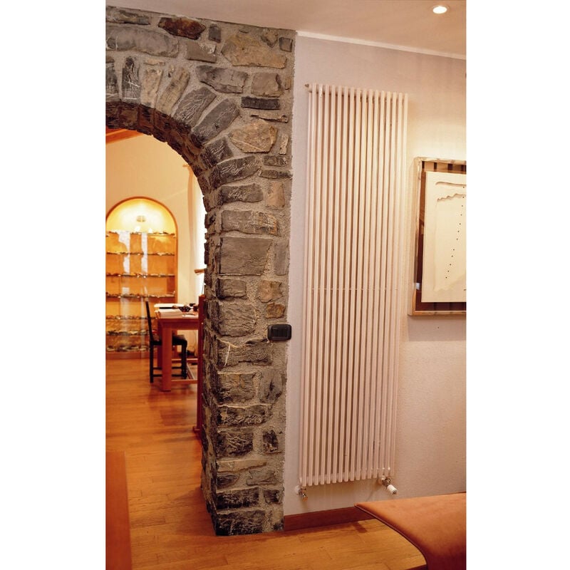 Radiateur eau chaude Kéva vertical double couleur 2900W horizontal 2000 mm / L 827 mm Acova HKD-200-081C