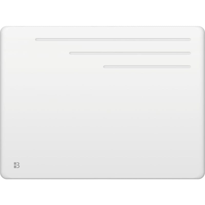 Bestherm - Radiateur électrique fixe à inertie sèche fonte 1000W motu horizontal blanc