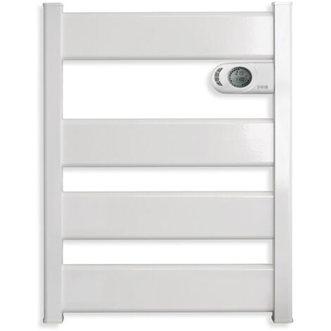 HJM Radiateur LYSA Sèche-Serviettes à Inertie Céramique 500w – Chauffage Économique et Innovant. Thermostat Programmable, Détecteur de Fenêtres Ouvertes et Résistance à la Corrosion. Fabriqué en Espagne -