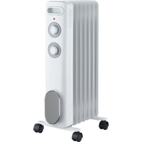 Radiateur mobile bain d'huile THOMSON CALISTA 2000W blanc