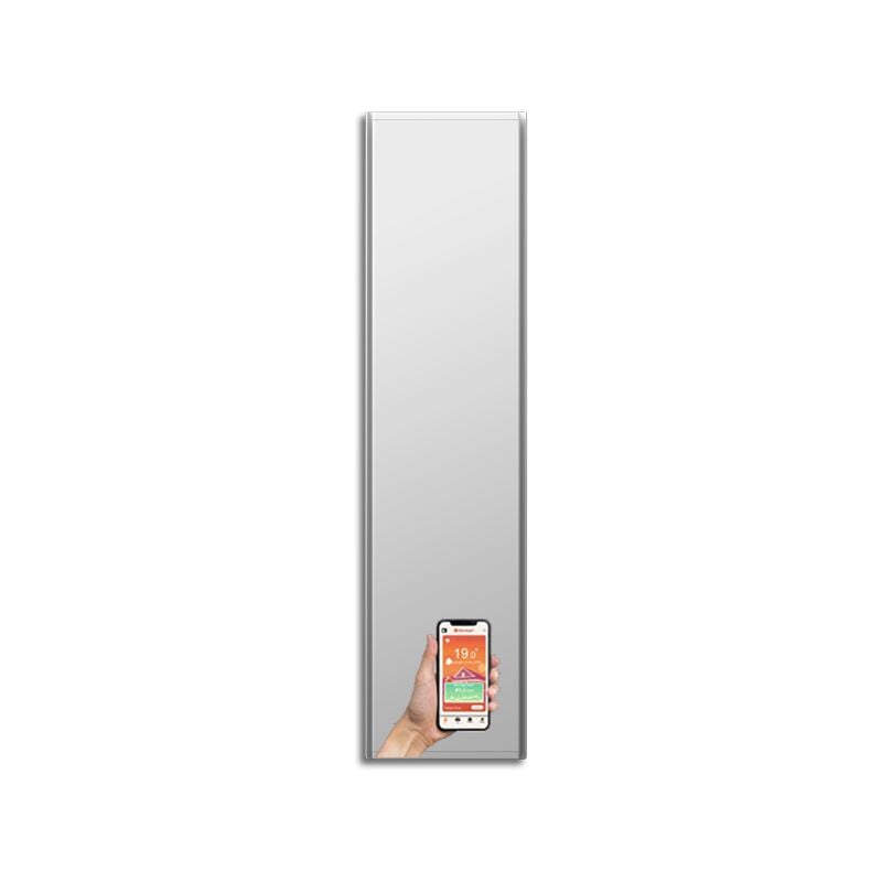 Radialight - icon Radiateur électrique Dual-Therm vertical à faible consommation avec Wi-Fi 2000W Blanc