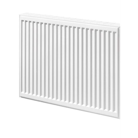 Radiateur panneau acier COMPACT ALL IN 2 lames + 1 rangée d'ailettes (21) - H: 700 mm - L: 500 mm - 765 W