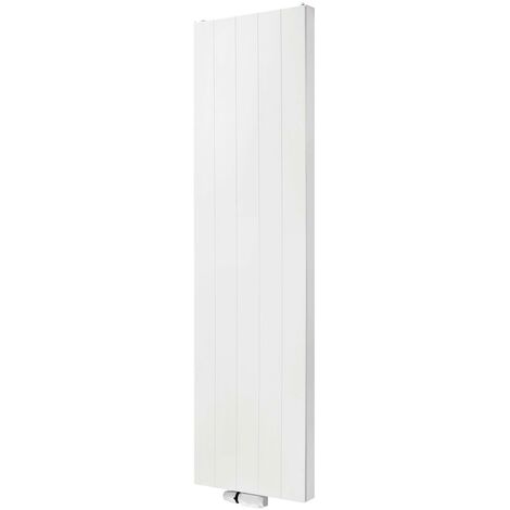 Radiateur panneau acier VERTEX STYLE 2 lames + 1 rangée d'ailettes (21) - H: 2000 mm - L: 400 mm - 1308 W