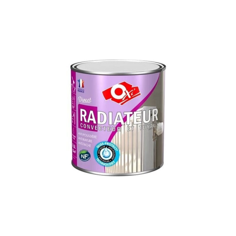 Peinture Radiateur convecteur 0.5 litre blanc mat OXI