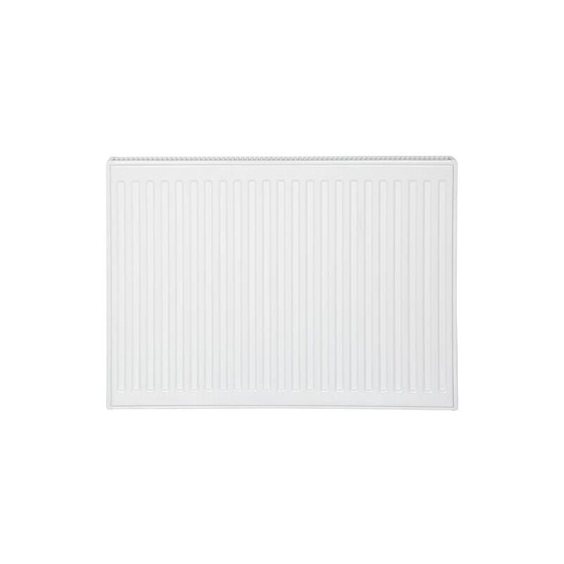 Delonghi - Radiateur profilé plattella V6 c raccordement standard 6-raccords, Type 21/600/600, couleur blanc ral 9016