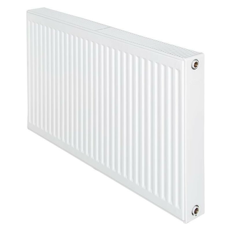 Banyo - Radiateur profilé plattella V6 l raccordement standard 6-raccords, Type 22/400/1800, couleur blanc ral 9016