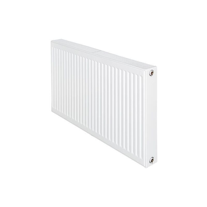 Delonghi - Radiateur profilé plattella V6 l raccordement standard 6-raccords, Type 22/600/800, couleur blanc ral 9016