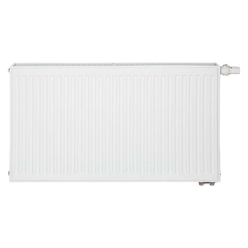 Banyo - Radiateur profilé plattella V6 l raccordement standard 6-raccords, Type 33/900/600, couleur blanc ral 9016