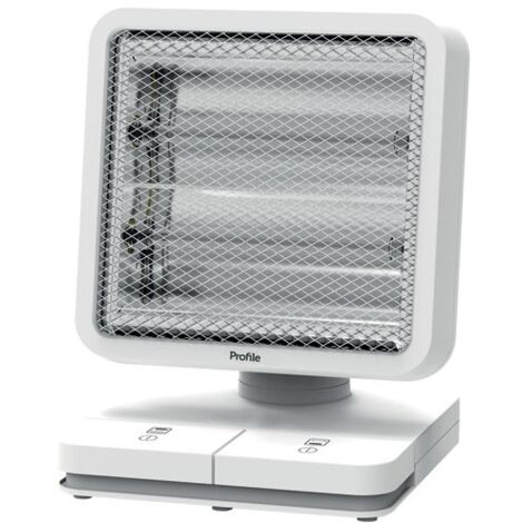 RADIATEUR QUARTZ COMMANDE À PÉDALE 600 W BLANC PROFILE 1236183