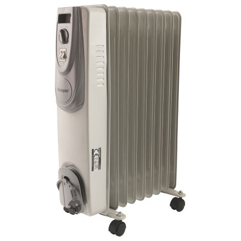 Radiateur Santorin radiateur a' huile 9 e'le'ments 2000W avec thermostat d'ambiance 2 puissances