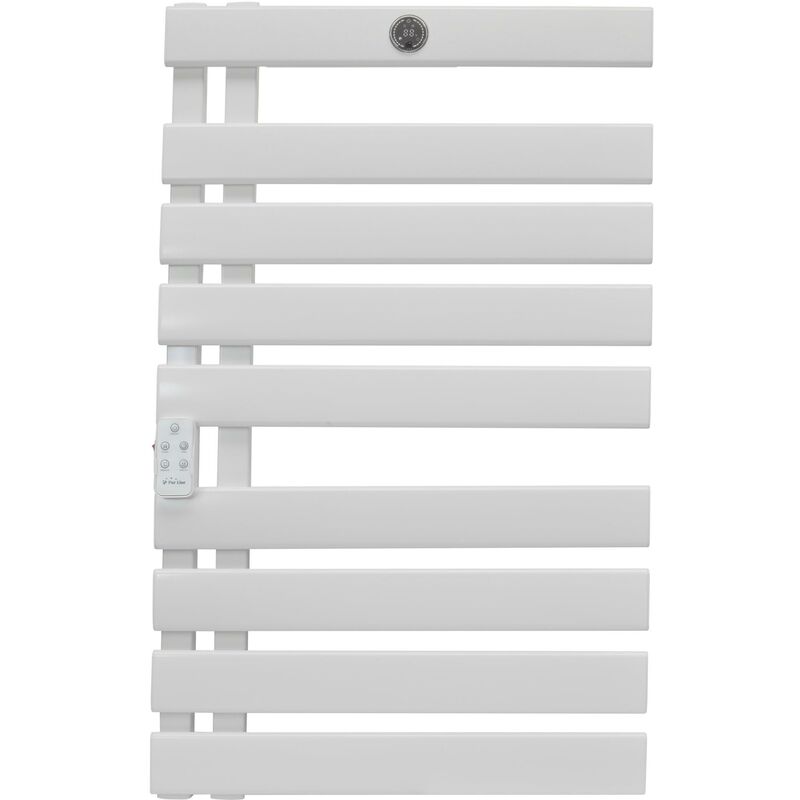 Sèche-serviettes mural aluminium display LED et WiFi 500W