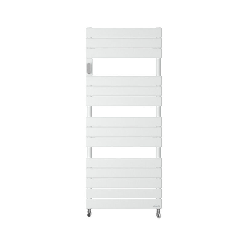 ATLANTIC - Sèche-serviettes Adélis eau chaude 684W blanc carat racc. sur collecteurs - 861953