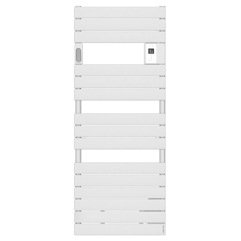 Sèche-serviettes électrique connecté avec soufflerie 1500W adélis digital blanc carat Atlantic 861545