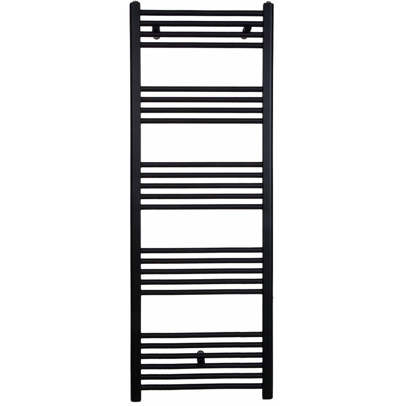 Radiateur sèche-serviettes eau chaude CODA 160 x 60 cm noir mat
