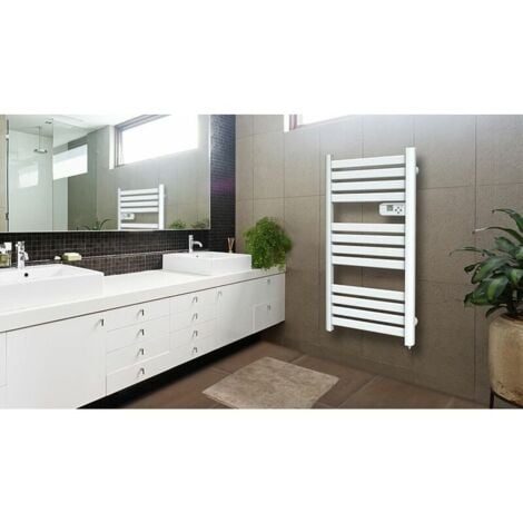 Radiateur sèche-serviette 500W à lames plates - Cayenne
