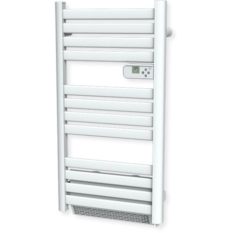 Carrera radiateur sèche-serviette à lames plates 500W + soufflerie 1000W