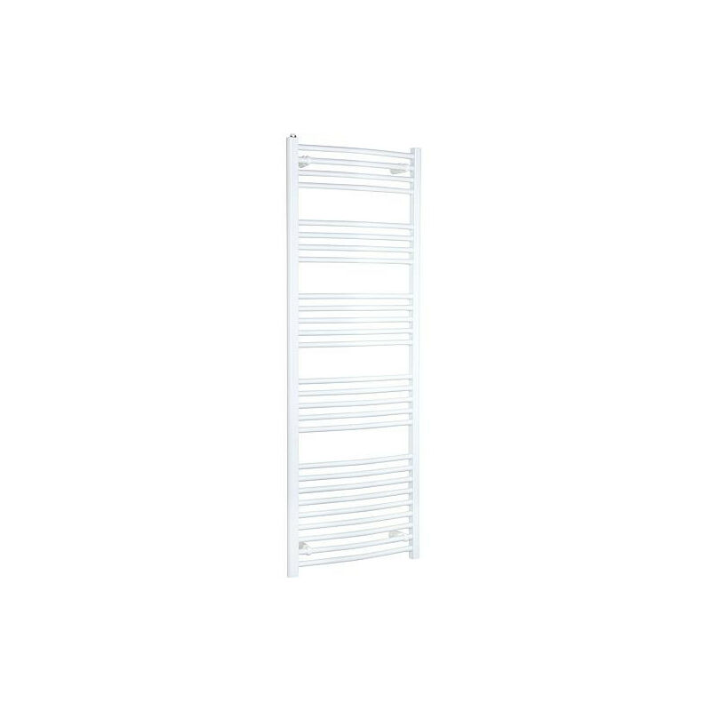 Radiateur seche-serviette courbe Type jessica 1200X800 mm couleur blanc ral 9016