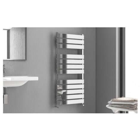 Radiateur sèche-serviette design vertical MARCELLA 51x120 cm en chrome