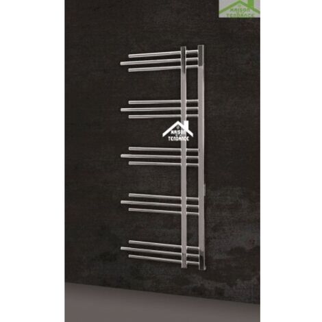 Radiateur sèche-serviette design vertical NERISSA 50x120 cm en chrome