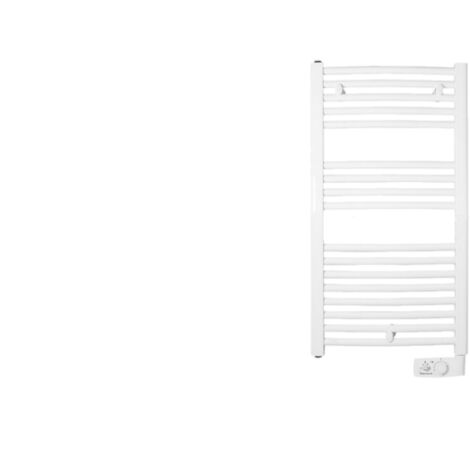 Sèche-serviette programmable Riviera 2 etroit blanc brillant 500w