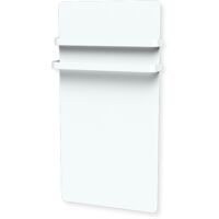 Radiateur sèche-serviette Verre LCD 1000W blanc - Cayenne